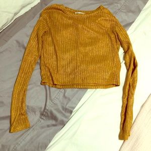 Good shimmery cropped top